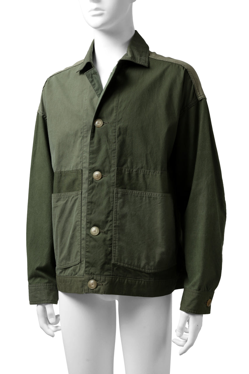 画像をギャラリービューアに読み込む, CHANGES VINTAGE REMAKE COVER ALL JACKET / US ARMY SCHLAFCOVER (KHAKI)