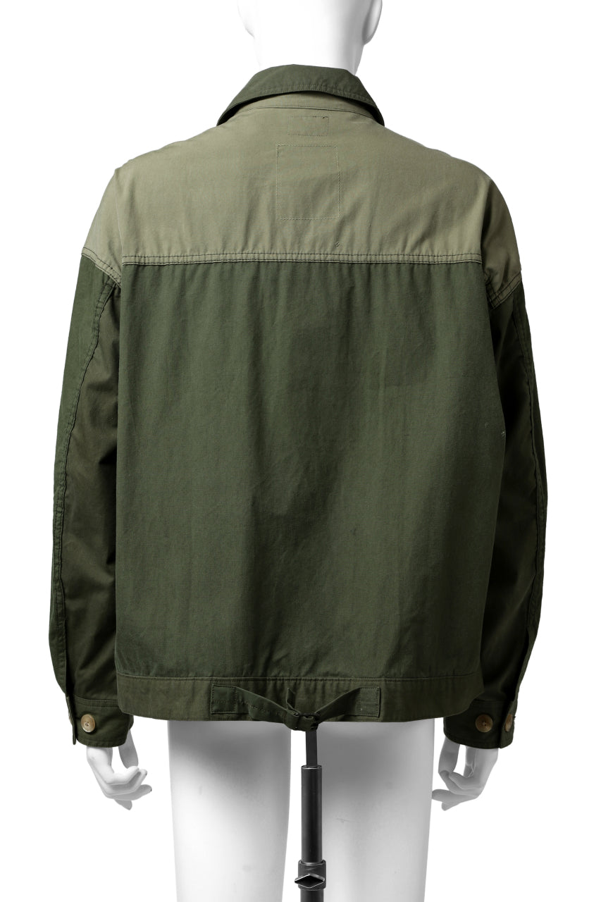 画像をギャラリービューアに読み込む, CHANGES VINTAGE REMAKE COVER ALL JACKET / US ARMY SCHLAFCOVER (KHAKI)