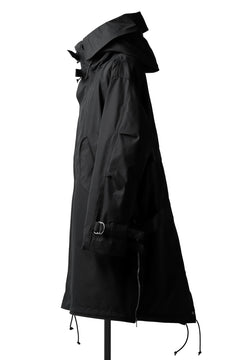 画像をギャラリービューアに読み込む, KLASICA WATER FALL MODS COAT / Ventile® UK L24 (BLACK)