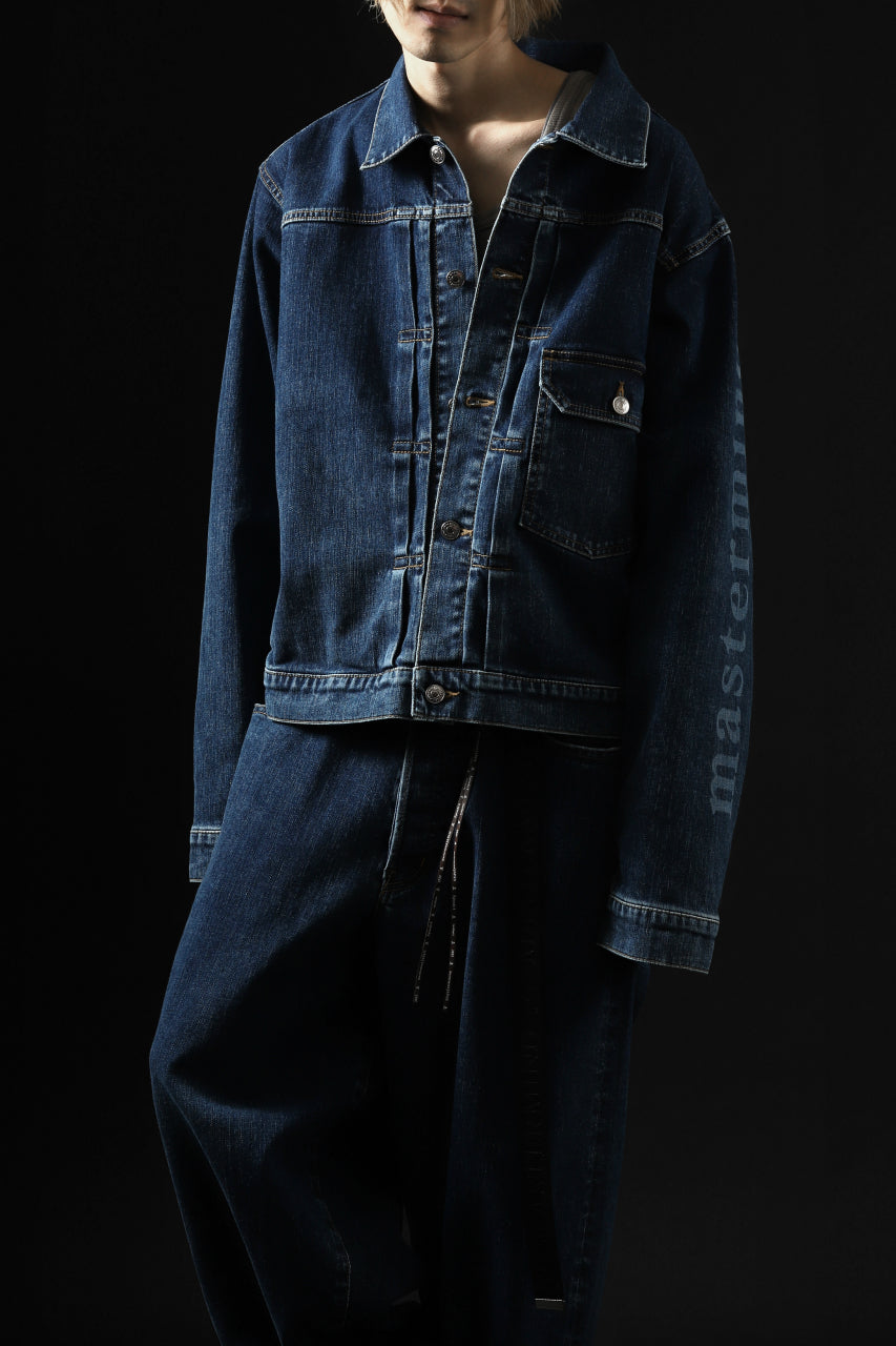 画像をギャラリービューアに読み込む, mastermind JAPAN TYPE-1st TRUCKER JACKET / 2WAY STRETCH DENIM (INDIGO)