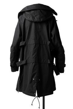 画像をギャラリービューアに読み込む, KLASICA WATER FALL MODS COAT / Ventile® UK L24 (BLACK)