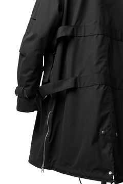 画像をギャラリービューアに読み込む, KLASICA WATER FALL MODS COAT / Ventile® UK L24 (BLACK)
