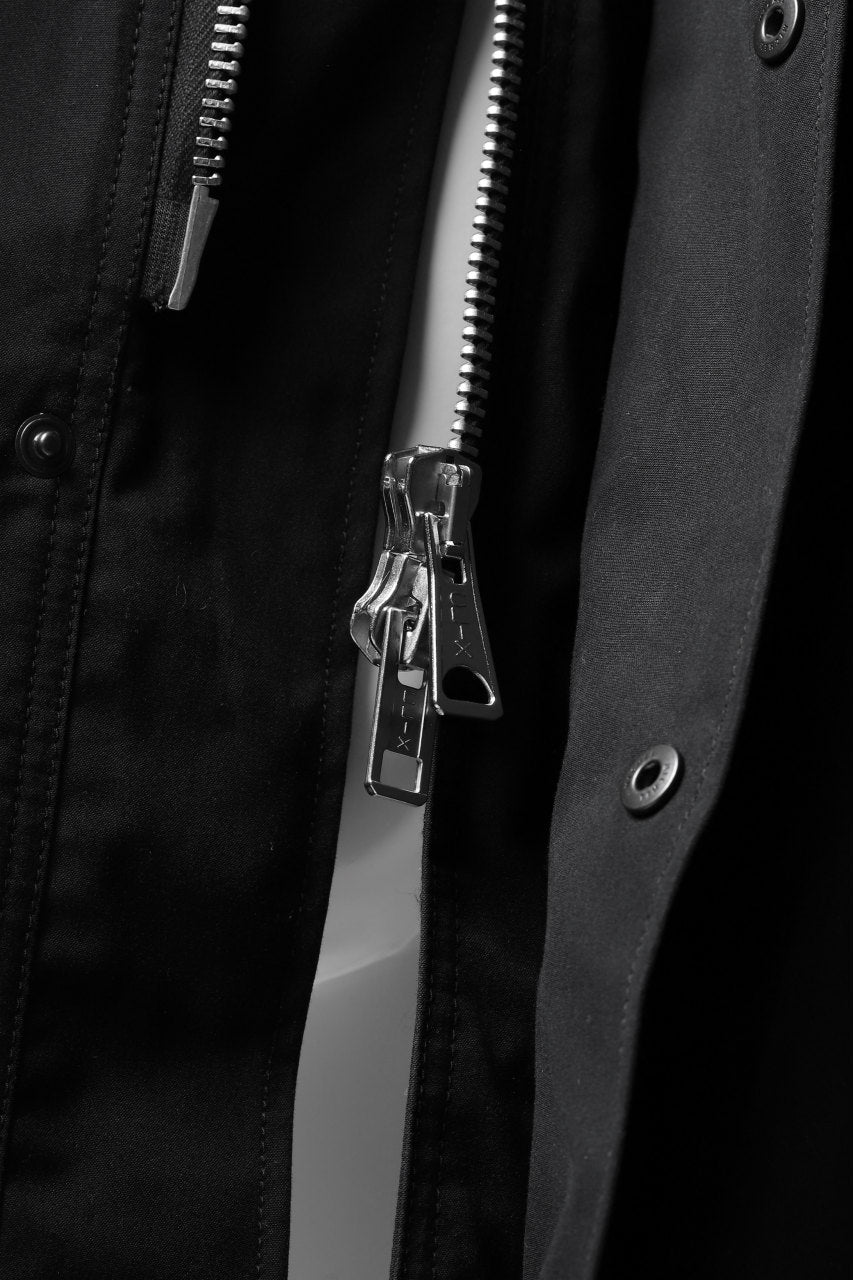 画像をギャラリービューアに読み込む, KLASICA WATER FALL MODS COAT / Ventile® UK L24 (BLACK)