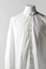 画像をギャラリービューアに読み込む, KLASICA SH-021 VINTAGE PATTERN SHIRT / WASHABLE BROAD (WHITE)