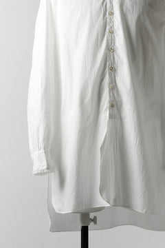 画像をギャラリービューアに読み込む, KLASICA SH-021 VINTAGE PATTERN SHIRT / WASHABLE BROAD (WHITE)