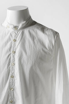 画像をギャラリービューアに読み込む, KLASICA SH-021 VINTAGE PATTERN SHIRT / WASHABLE BROAD (WHITE)