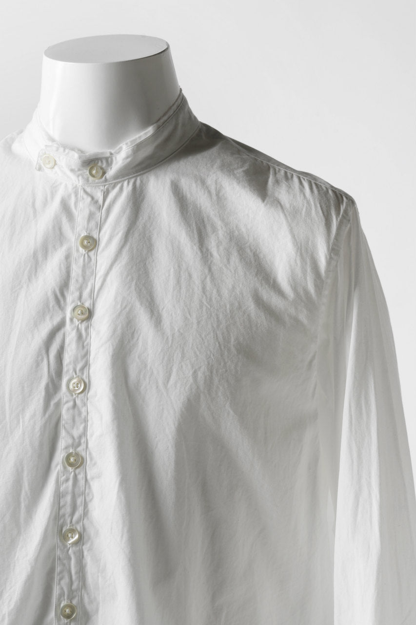 画像をギャラリービューアに読み込む, KLASICA SH-021 VINTAGE PATTERN SHIRT / WASHABLE BROAD (WHITE)