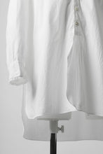 画像をギャラリービューアに読み込む, KLASICA SH-021 VINTAGE PATTERN SHIRT / WASHABLE BROAD (WHITE)