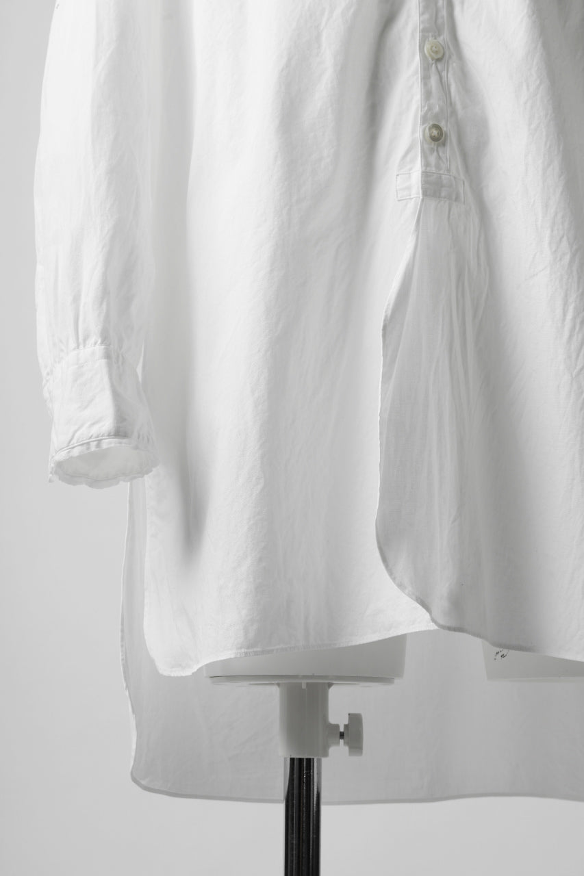 画像をギャラリービューアに読み込む, KLASICA SH-021 VINTAGE PATTERN SHIRT / WASHABLE BROAD (WHITE)
