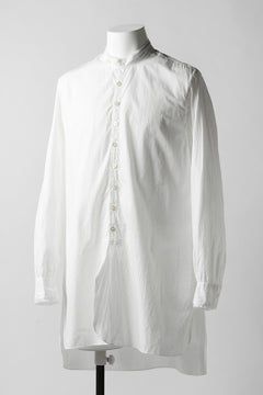 画像をギャラリービューアに読み込む, KLASICA SH-021 VINTAGE PATTERN SHIRT / WASHABLE BROAD (WHITE)