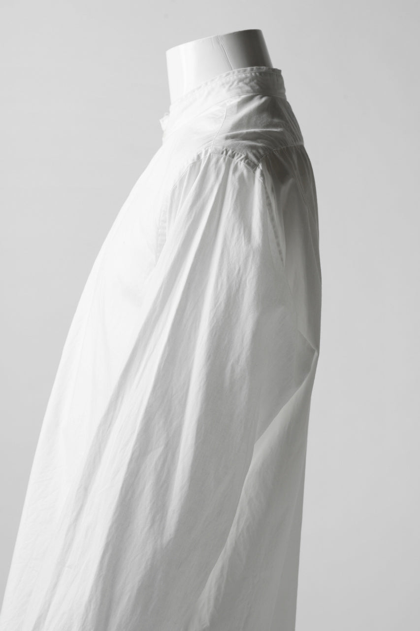 画像をギャラリービューアに読み込む, KLASICA SH-021 VINTAGE PATTERN SHIRT / WASHABLE BROAD (WHITE)