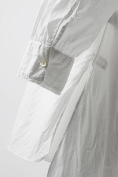 画像をギャラリービューアに読み込む, KLASICA SH-021 VINTAGE PATTERN SHIRT / WASHABLE BROAD (WHITE)