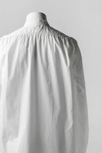 画像をギャラリービューアに読み込む, KLASICA SH-021 VINTAGE PATTERN SHIRT / WASHABLE BROAD (WHITE)