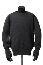 Load image into Gallery viewer, sus-sous fisherman boat neck sweater / W100 7G Full (DUST)