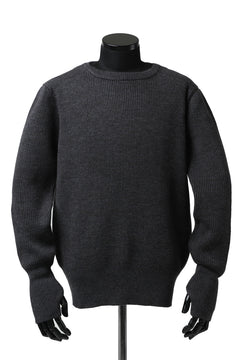 Load image into Gallery viewer, sus-sous fisherman boat neck sweater / W100 7G Full (DUST)