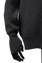 Load image into Gallery viewer, sus-sous fisherman boat neck sweater / W100 7G Full (DUST)