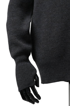 Load image into Gallery viewer, sus-sous fisherman boat neck sweater / W100 7G Full (DUST)