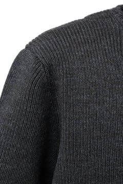 Load image into Gallery viewer, sus-sous fisherman boat neck sweater / W100 7G Full (DUST)