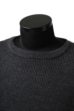 Load image into Gallery viewer, sus-sous fisherman boat neck sweater / W100 7G Full (DUST)