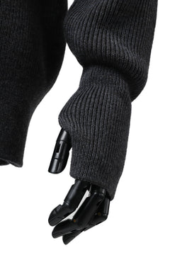 Load image into Gallery viewer, sus-sous fisherman boat neck sweater / W100 7G Full (DUST)