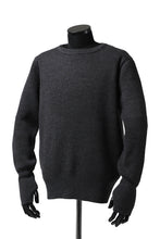 Load image into Gallery viewer, sus-sous fisherman boat neck sweater / W100 7G Full (DUST)