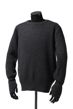 Load image into Gallery viewer, sus-sous fisherman boat neck sweater / W100 7G Full (DUST)
