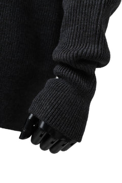 Load image into Gallery viewer, sus-sous fisherman boat neck sweater / W100 7G Full (DUST)