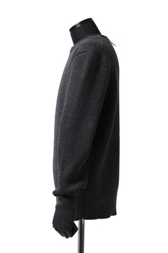 Load image into Gallery viewer, sus-sous fisherman boat neck sweater / W100 7G Full (DUST)