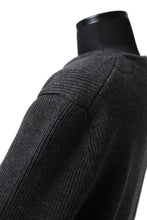 Load image into Gallery viewer, sus-sous fisherman boat neck sweater / W100 7G Full (DUST)