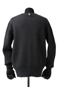 Load image into Gallery viewer, sus-sous fisherman boat neck sweater / W100 7G Full (DUST)