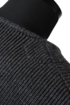 Load image into Gallery viewer, sus-sous fisherman boat neck sweater / W100 7G Full (DUST)