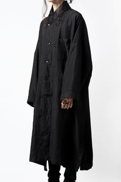 画像をギャラリービューアに読み込む, KLASICA CT30-REX BIG RECTANGLE COAT / SERGE WOOL&RAMIE (IRON)