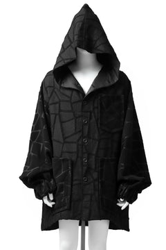 画像をギャラリービューアに読み込む, SOSNOVSKA TANGLED LINED JACKET (BLACK)