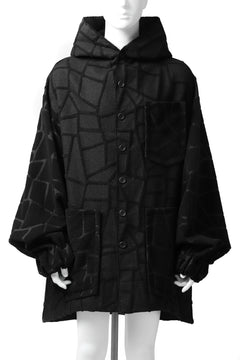 画像をギャラリービューアに読み込む, SOSNOVSKA TANGLED LINED JACKET (BLACK)