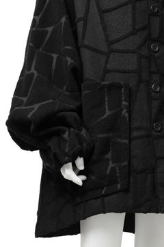 画像をギャラリービューアに読み込む, SOSNOVSKA TANGLED LINED JACKET (BLACK)