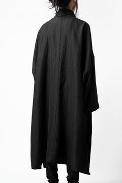 画像をギャラリービューアに読み込む, KLASICA CT30-REX BIG RECTANGLE COAT / SERGE WOOL&RAMIE (IRON)