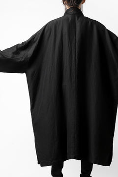 画像をギャラリービューアに読み込む, KLASICA CT30-REX BIG RECTANGLE COAT / SERGE WOOL&RAMIE (IRON)