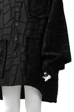 画像をギャラリービューアに読み込む, SOSNOVSKA TANGLED LINED JACKET (BLACK)