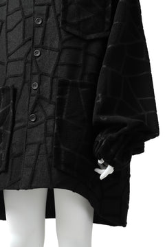 画像をギャラリービューアに読み込む, SOSNOVSKA TANGLED LINED JACKET (BLACK)