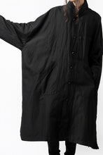 画像をギャラリービューアに読み込む, KLASICA CT30-REX BIG RECTANGLE COAT / SERGE WOOL&RAMIE (IRON)