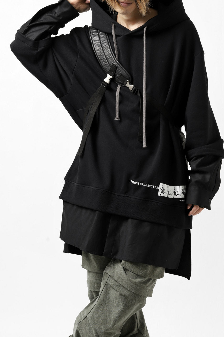 Load image into Gallery viewer, ISAMU KATAYAMA BACKLASH ONE SHOULDER BAG / Italy Shoulder Object Dyed (BLACK)