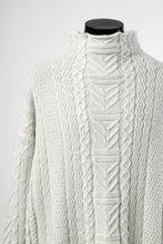 画像をギャラリービューアに読み込む, D-VEC WarmdArt® HIGH-NECKED FISHERMANS KNIT (SHELL WHITE)