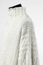 画像をギャラリービューアに読み込む, D-VEC WarmdArt® HIGH-NECKED FISHERMANS KNIT (SHELL WHITE)