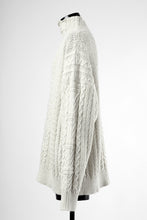 画像をギャラリービューアに読み込む, D-VEC WarmdArt® HIGH-NECKED FISHERMANS KNIT (SHELL WHITE)