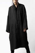 画像をギャラリービューアに読み込む, KLASICA CT30-REX BIG RECTANGLE COAT / SERGE WOOL&RAMIE (IRON)