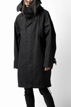画像をギャラリービューアに読み込む, KLASICA WATER FALL MODS COAT / Ventile® UK L24 (BLACK)