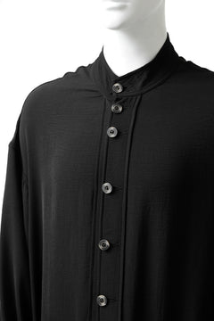 画像をギャラリービューアに読み込む, SOSNOVSKA FLYING DOWN SHIRT COAT (BLACK)