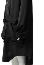 画像をギャラリービューアに読み込む, SOSNOVSKA FLYING DOWN SHIRT COAT (BLACK)