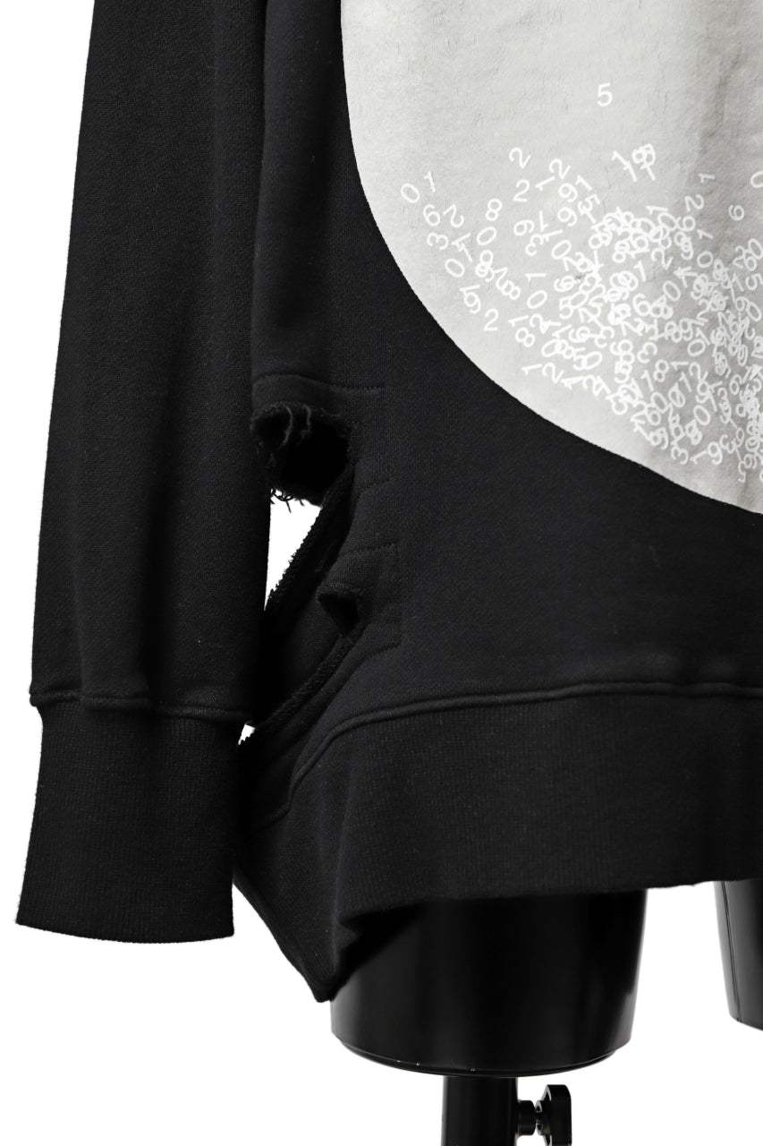 Load image into Gallery viewer, A.F ARTEFACT GRUNGE SWEATER TOPS / PRINTED (BLACK)