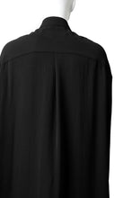 画像をギャラリービューアに読み込む, SOSNOVSKA FLYING DOWN SHIRT COAT (BLACK)